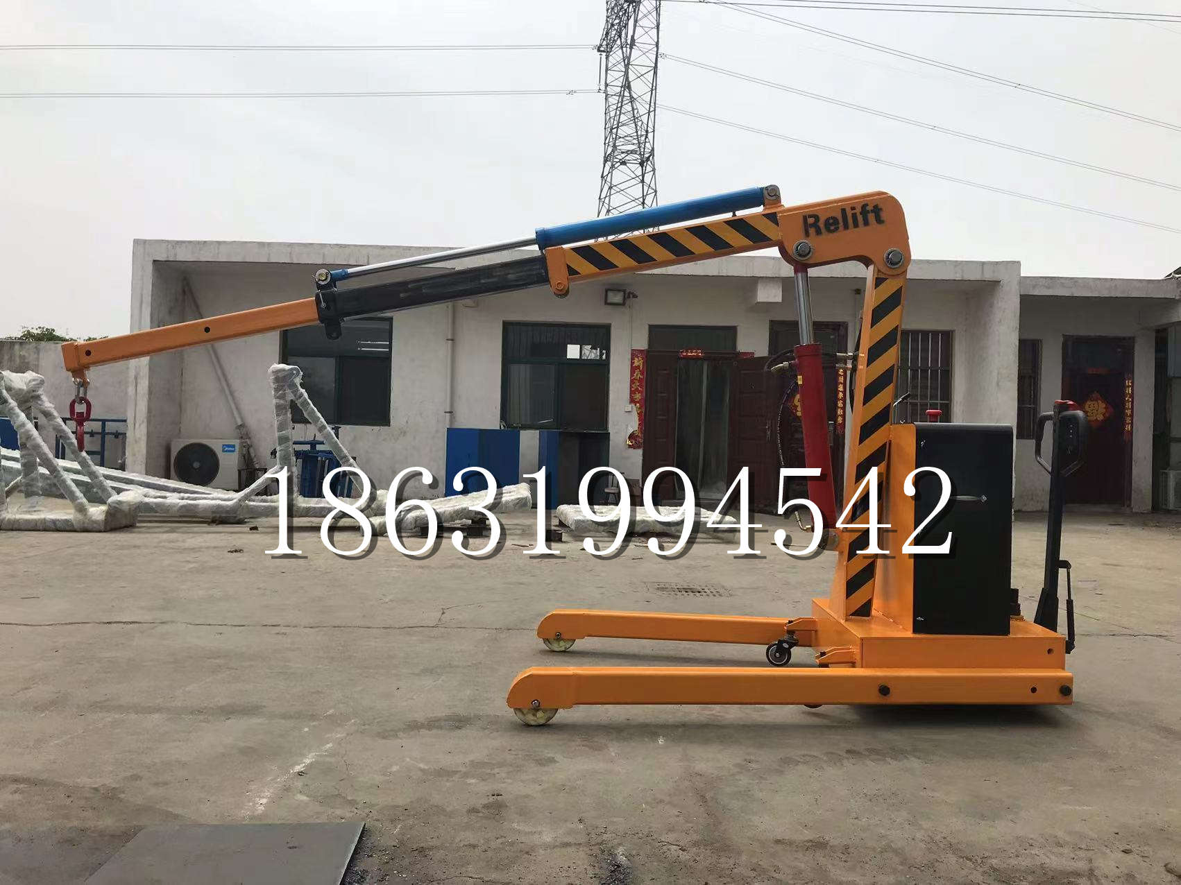 清水河县久征定做3吨三轮随车吊 农用园林绿化移树吊 平板工程用小吊机