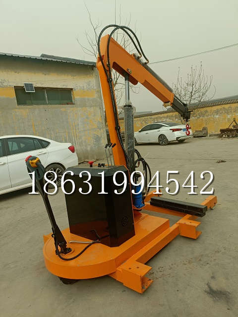 清水河县自卸车厢随车吊 自制轮式四不像起重机 四驱平板吊 5吨 贵盛